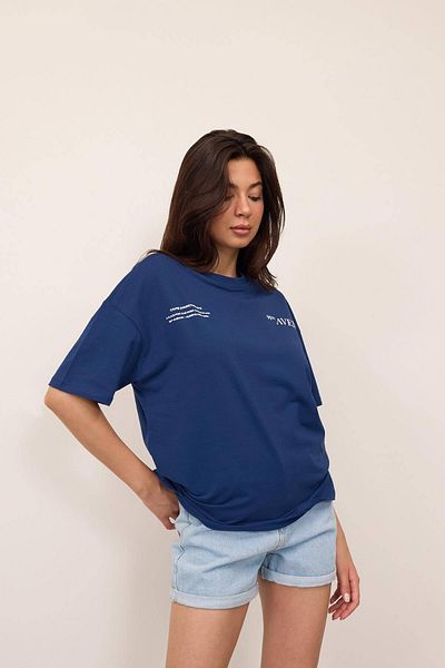 Addax Oversize Printed T-Shirt - P10275