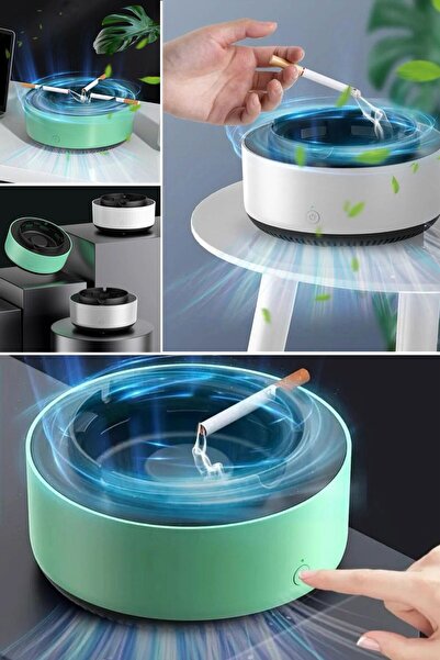 Genel Markalar Dumanı Yok Eden Mucize Küllük Ev İş İçin Uygun Koku Duman Giderici Küllük Cihazı Kaliteli Filtreli