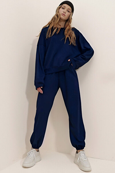 BayBayan Γυναικείο σετ φόρμας με 3 κλωστές βαμβακερή άνετη εφαρμογή