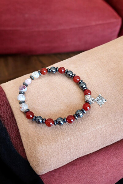 MGA DOĞAL TAŞ Success Blessings - Citrine, Hematite and Agate Bracelets