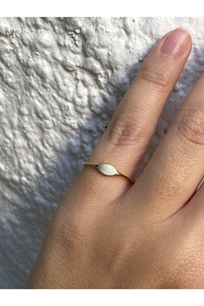 denizden silver Ayarlanabilir Minimal Gümüş Serçe Parmak Yüzüğü