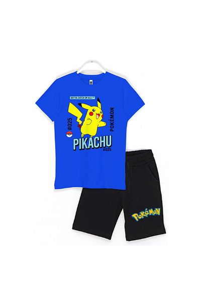 Built By Crazy Pokemon Pikachu 025 - Set pantaloni scurți pentru copii