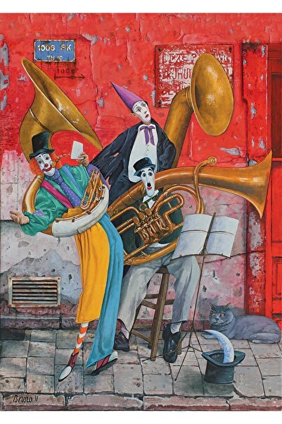 şazenur Müzik Ruhu 1000 Parça Art Puzzle 68x48 Cm