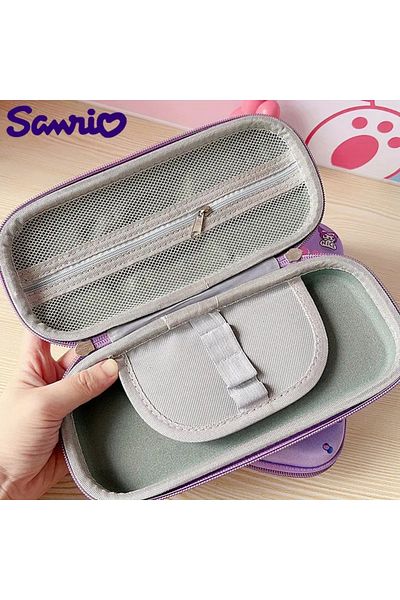bundle island Children's Pencil Case with Kuromi Figure - Embossed