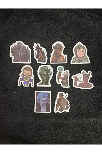 DiceLand FRP DND Baldur's Gate 3 Sticker Set 1