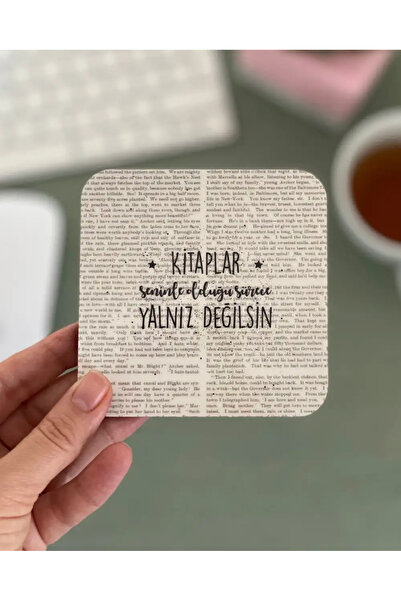 Bikutumutluluk Kitapsevere Bardak Altlığı
