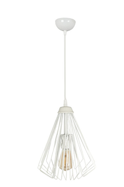 Yiğitkan elektrik aydınlatma TALLES Modern Telli  Konik Model Metal tekli avize salon mutfak ara hol tekli sarkıt avize