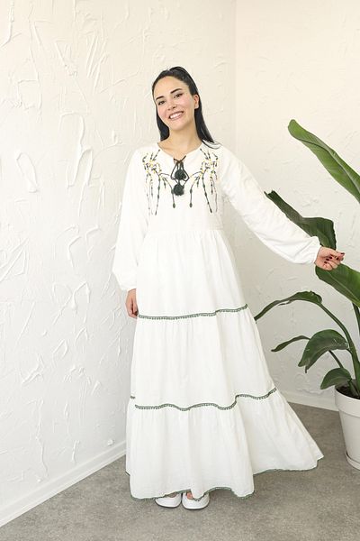 Poliyance Λευκό φόρεμα Zuha