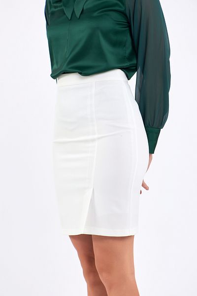 Volanlı Single Slit Front Pencil Skirt