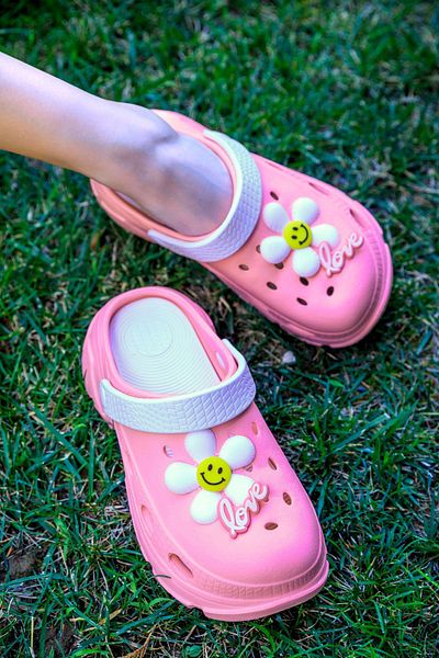 SOHO 19345 Model Pink-White Women's Slippers
