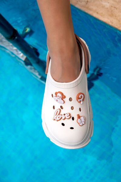 SOHO 19346 Model Beige-Brown Women's Slippers