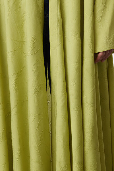 Trendyol Modest Zöld mintás szőtt sapka - Ferace/Abaya TCTSS24KF00045