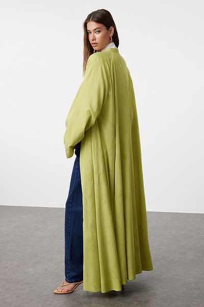 Trendyol Modest قبعة منسوجة باللون الأخضر - Ferace/Abaya TCTSS24KF00045