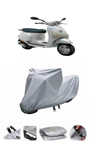 BODYGARD Vespa ET 4 - مشمع دراجة نارية سميك للغاية ومتوافق مع الخلف