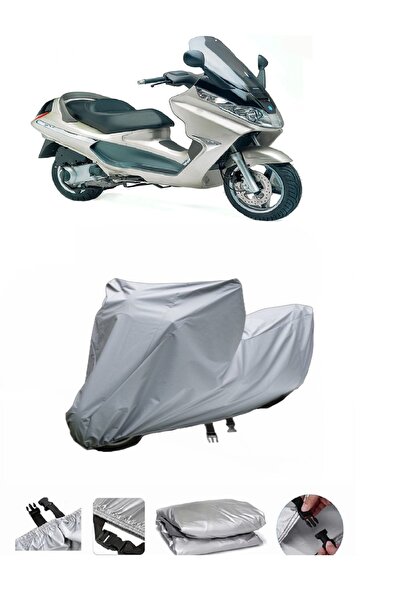 BODYGARD Piaggio X8 200 - مشمع دراجة نارية سميك للغاية وحقيبة خلفية