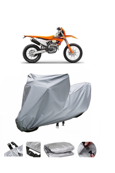 BODYGARD KTM 350 EXC-F Six Days - مشمع دراجة نارية سميك للغاية ومطابق للحقيبة...