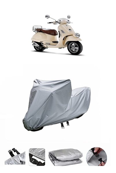 BODYGARD Vespa GTV 250 IE - مشمع دراجة نارية متوافق مع الحقيبة الخلفية