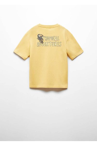 MANGO Kids T-Shirt mit Botschaft