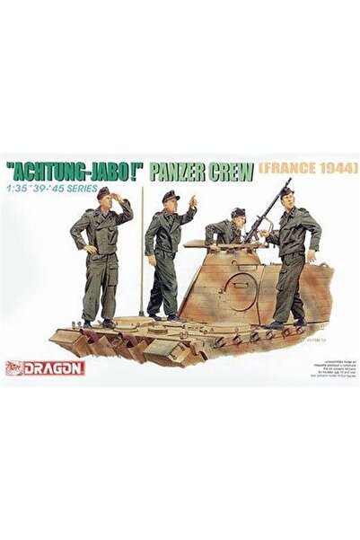 Dragon 6191 1/35 Ölçek (ACHTUNG-JABO!) Tank Mürettebatı (FRANSA 1944) Asker Figürleri Plastik Model