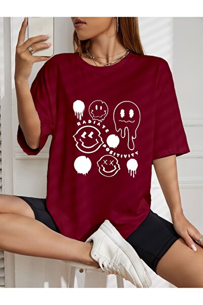 bellibone Μπλουζάκι με στάμπα φάντασμα μεγάλου μεγέθους