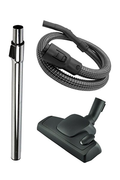 Chisty Samsung VC07R302MVB Çelik Telli Süpürge Hortum Boru Başlık Seti 3'lü