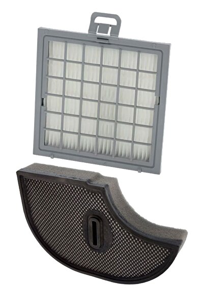 optream Bosch Bgs 41430 - طقم مكنسة كهربائية بفلتر هيبا وإسفنجة مكون من قطعتين