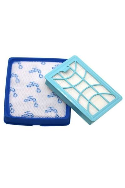 optream فيليبس PowerPro Expert FC 9745 - مجموعة متوافقة مكونة من 2 فلتر هيبا ...