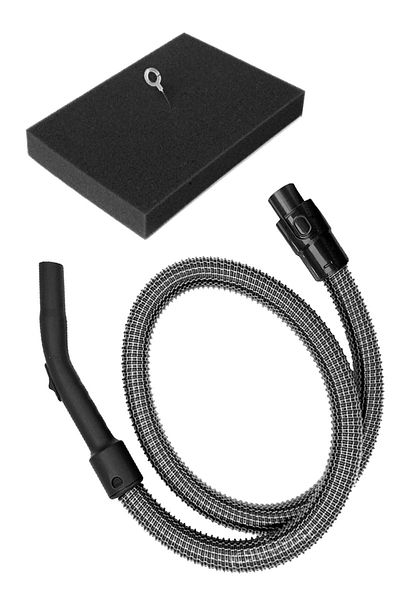 optream Suction Cup Action Force - Black Steel Wire and Sponge Filter Compatible Vacuum Cleaner Hose