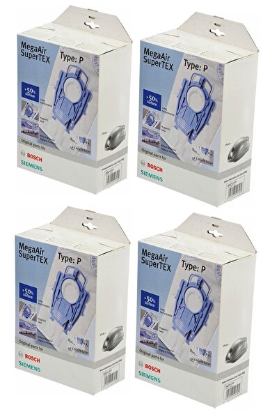 optream Siemens Vs 08G 2510 - 16 كيس غبار متوافق مع المكنسة الكهربائية (4 صنا...