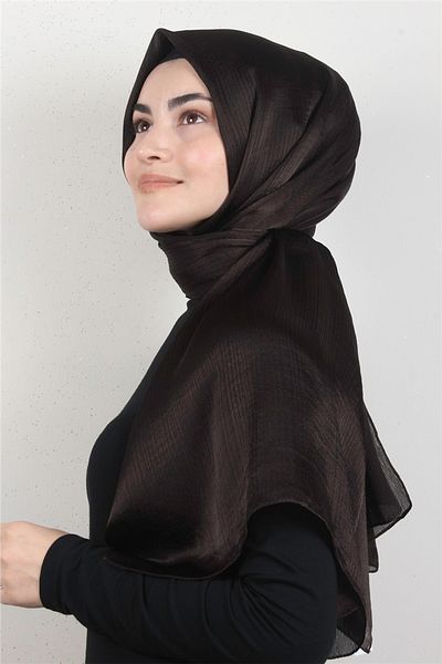 PİRAMİT Diamond Janjan Shawl 2727-12 Bitter Brown