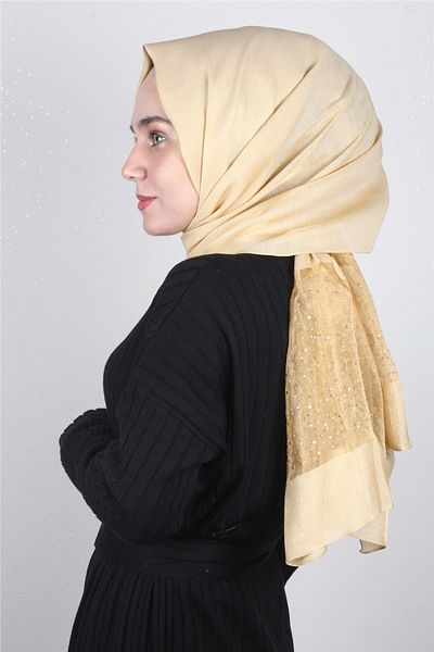 PİRAMİT Şal exclusiv Stoned 1606-15 Aur