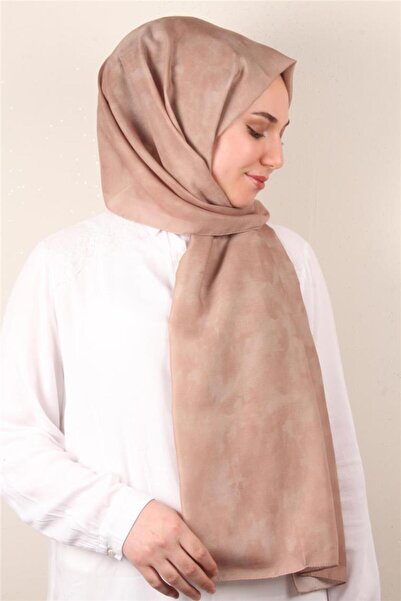 Eşarppark Soft Touch Şal Bulut Desen 2754-17 Sütlü Kahve