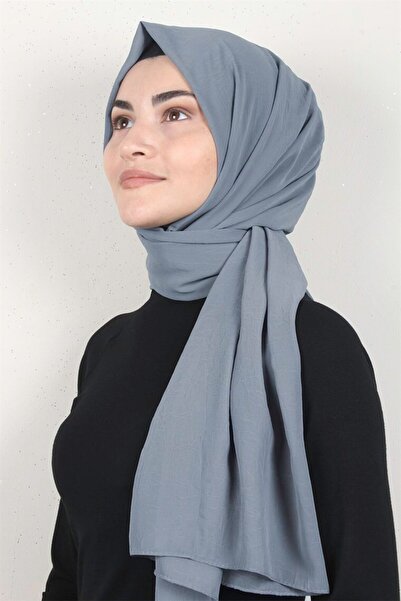 Eşarppark Mistral Kraş Krep Şal 2720-9 Füme