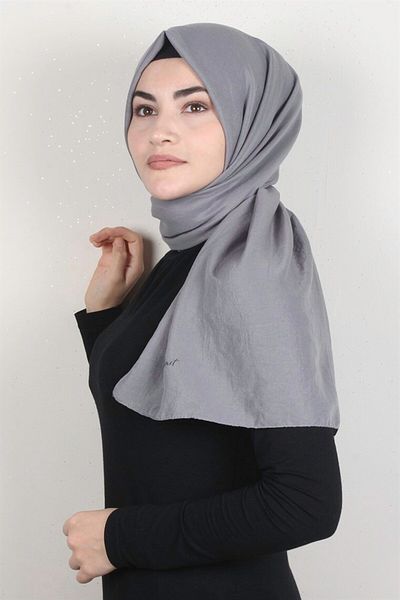 PİRAMİT Cotton Shawl 1482-12 Smoke