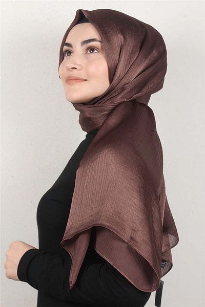 PİRAMİT Diamond Janjan Shawl 2727-6 Cocoa