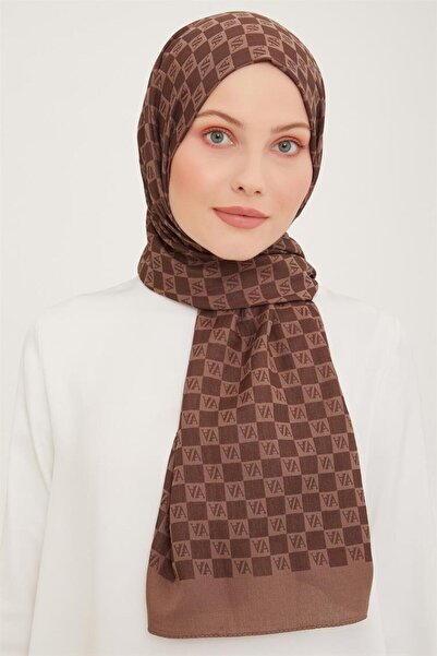 Eşarppark Armine Ultralıght Şal 3097-9 Kahverengi