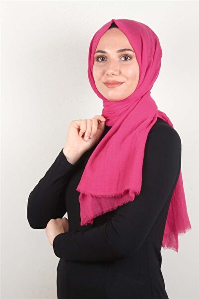 Eşarppark Comfort Pamuk Şal 2722-74 Fuşya