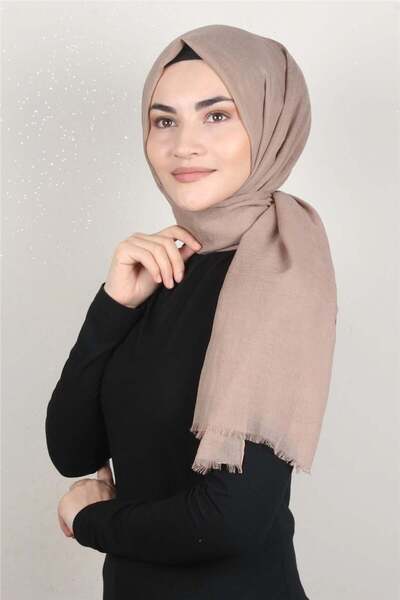 Eşarppark Comfort Pamuk Şal 2722-43 Sütlü Kahve