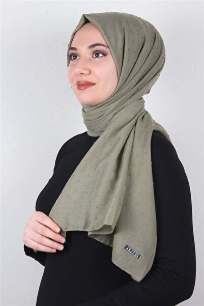 Eşarppark Pamuklu Pıt Pıt Şal 3092-42 Çağla