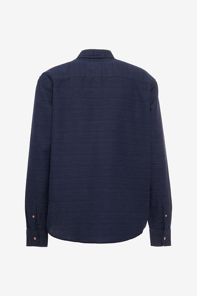 WRANGLER Relaxed Cut Navy Blue Shirt