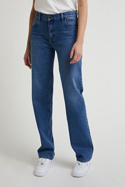 Lee Jane Straigt Fit Düz Kesim Normal Bel Esnek Jean Kot Pantolon