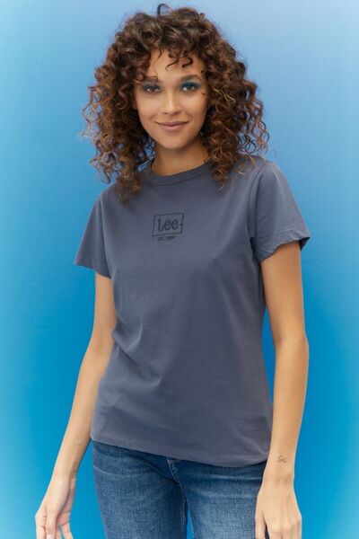 Lee Slim Fit Slim Fit 100% Cotton Crew Neck T-Shirt