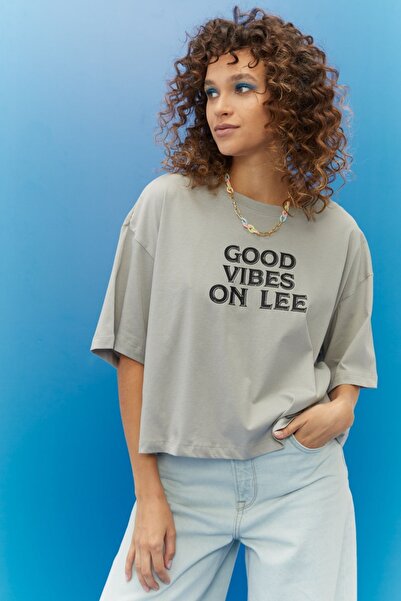 Lee Regular Fit Normal Kesim %100 Pamuk Bisiklet Yaka Tişört