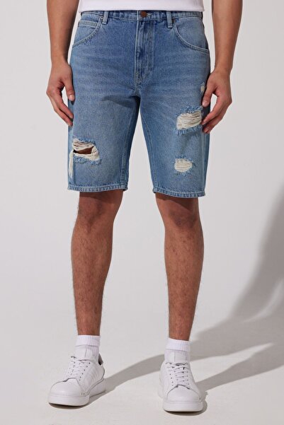 Lee Regular Fit Normal Kesim %100 Pamuk Normal Bel Mavi Jean Kot Şort