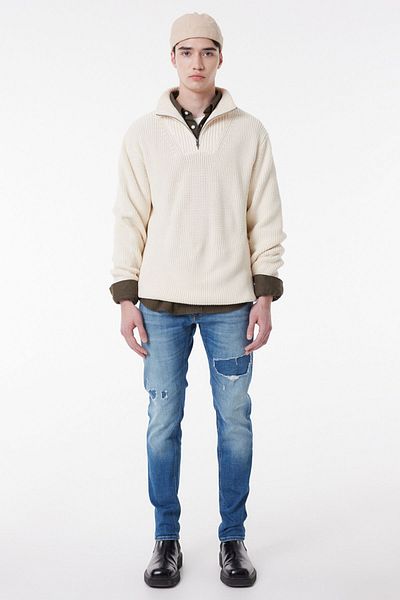 Lee Slim Fit Slim-Fit-Jeans aus blauem, dehnbarem Luke-Jeans-Denim mit normaler Taille