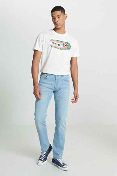 Lee Slim Fit Dar Kesim Normal Bel Dar Paça Extreme Motion Açık Mavi Esnek Jean Kot Pantolon