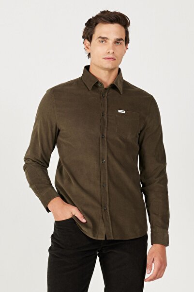 WRANGLER Regular Fit Normal Kesim %100 Pamuk Uzun Kollu Gömlek