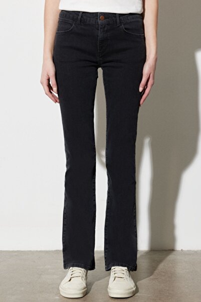 WRANGLER Bootcut Fit Normal Bel Bol Paça Esnek Jean Kot Pantolon