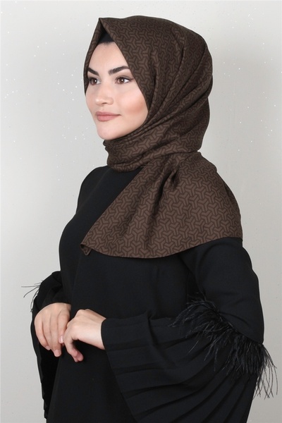 PİRAMİT Simerya Şal 1389-6 Kahverengi
