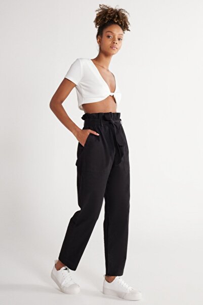 WRANGLER Regular Fit Normal Kesim %100 Pamuk Siyah Jogger Pantolon